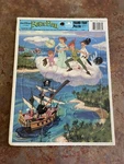Vintage Peter Pan Walt Disney Golden Frame Tray Puzzle. Fixed Price $20.00.