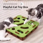 Interactive Cat Puzzle Toy - Felt Maze Box With Moving Elements For Indoor Play. Fixed Price $6.99.