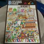 Hershey's Great American Chocolate Factory 1000PC Jigsaw Puzzle Fx Schmid-w/book. Fixed Price $45.13.
