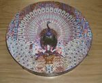 Peacock Throne Missing 1 Piece Springbok 500+ Round Jigsaw Puzzle 20". Fixed Price $21.00.