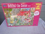 Holdson Behind The Scenes Flamin' Frenzy 1000 + 200 Piece Jigsaw Puzzle Sealed. Fixed Price $38.00.
