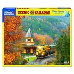 White Mountain Puzzles Scenic Railroad 1000 Piece Jigsaw New Hampshire. Fixed Price $34.97.