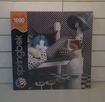 Springbok Checkerboard Cat 1000 Piece Jigsaw Puzzle - New Sealed (GSHF3). Fixed Price $24.99.
