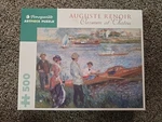 Pomegranate Renoir Oarsmen Chatou Puzzle 500PC Complete Free Ship Add. Fixed Price $14.99.
