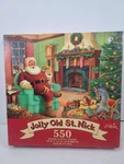 1994 Gibson "jolly Old St. Nick" Puzzle 550 Piece Christmas. Fixed Price $16.99.