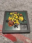 1993 3D Damert Company Puzzle Poison Dart Frog Vintage Black Yellow 4" X Wide. Fixed Price $36.95.