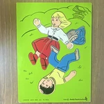 Judy/instructo Vintage Wooden Jack And Jill Tray Puzzle 10 Pieces 1980. Fixed Price $14.99.