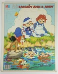 Vtg Milton Bradley Raggedy Ann & Andy 25 Piece 11.5X14.75" Tray Puzzle 1988 Usa. Fixed Price $13.99.