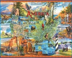 White Mountain Puzzles National Parks - 1000 Piece Jigsaw Ea, Blue. Fixed Price $33.99.