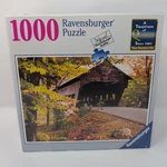 Ravensburger 1000 Piece Jigsaw Puzzle Old Covered Bridge 2012 - Brand New Sealed. Fixed Price $17.50.