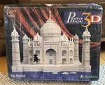 Wrebbit 3D Taj Mahal 1077 Piece Puzzle New Box 1997 Sealed Vintage Nos. Fixed Price $61.12.