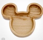 Disney Parks Home Collection Trinket Tray Mickey Mouse Icon Solid Wood New. Fixed Price $44.91.