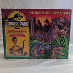 1992 Milton Bradley Jurassic Park 3-D Stand Up Jigsaw Puzzle Brachiosaurus Nib. Fixed Price $31.23.
