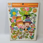 1974 Gardening Fun Frame-tray Puzzle By Whitman 4513B Giordano Art 8.25 Inch. Fixed Price $8.99.