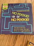 No Peekie Puzzle Game By Ideal 1971. Fixed Price $22.80.