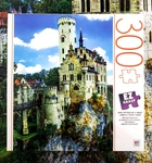 Complete Milton Bradley Ez Grasp Lichtenstein Castle 300 Large Ex Thick Puzzle. Fixed Price $10.00.