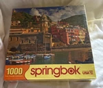Cinque Terre Vernazza Scenic Jigsaw Springbok 1000 Piece Puzzle Made Usa. Fixed Price $12.00.