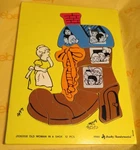 Vintage Judy Instructo Wooden Puzzle Old Woman Shoe 12 Pc J106008 1980 Tray. Fixed Price $17.98.