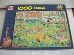 Jumbo Jan Van Haasteren 1000 Pc Jigsaw Puzzle - Championship Football 2000. Fixed Price $17.95.