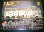 PUZZ-3D 806 Pieces "chateau De Chenonceau" Wrebbit 10-3/4" X 27" 1995. Fixed Price $15.00.