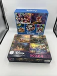 Disney 5 1 Multipack Jigsaw Puzzles Mickey, Minnie, Goofy & Donald Duck. Fixed Price $18.50.