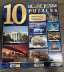 Sure- Lox 10 Deluxe Jigsaw Puzzles (only Used And Missing 2 Pcs?) 9 New Pkg. Fixed Price $18.00.