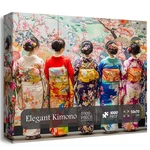 1000 Piece Puzzle Elegant Kimono Japanese Art Jigsaw For Adults 27.5X19.7 In. Fixed Price $25.94.