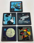 Lot Of 5 Vintage 1993 Damert Sliding Tile Puzzles Star Trek Cat Birds Moon. Fixed Price $79.99.