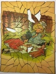 Sided Hand Cut Wood Jigsaw Puzzle 1900 Austen Co Chicago Komplikato 112 Pcs. Fixed Price $35.00.