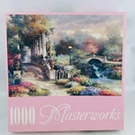 Classic Garden Retreat 1000 Piece Puzzle 18X26 Rose Art Masterworks. Fixed Price $10.39.