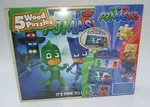 Pjmasks Masques Wood Puzzles With Storage Box - Entertaiment 5+. Fixed Price $21.00.