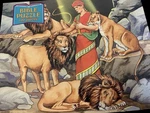 Vtg Bible Puzzle 1993 Sealed New Daniel In The Lions Den 100 Pieces Childrens. Fixed Price $25.00.