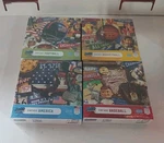 Lot 4 Retro Fan Puzzles Vintage Football, America, Baseball, Basketball Usa. Fixed Price $35.99.