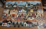 The Greatest Show On Earth Jane Wooster Scott 563 Piece Silhouette Cork Puzzle. Fixed Price $20.00.