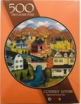 Country Autumn 500 Round Jigsaw Puzzle Bits & Pieces Art Trees Nature Sealed New. Fixed Price $23.50.