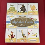 Vintage Eeboo Animal Parade Alphabet Cards - 26 8" 10" Wall Art. Fixed Price $19.36.