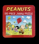 Charlie Brown & Peanuts Gang 550 Pc Puzzle Kite Flying Collector's Tin Usaopoly. Fixed Price $17.50.