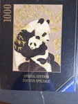 New! 2002 Ravensburger Special Edition Puzzle: Mother's Love Panda 1000 Pieces. Fixed Price $39.00.