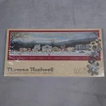 New Sealed Norman Rockwell Stockbridge Main Street Christmas 12"X36"500PC Puzzle. Fixed Price $25.00.