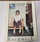 Fink & Company Norman Rockwell The Shiner 1000 Piece Puzzle 26.75" X 19" 1995. Fixed Price $5.00.