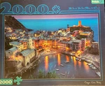 Buffalo Games Cinque Terre, Italy 2000 Puzzle 2012 Vernazza Scenic W/poster Old. Fixed Price $25.99.