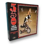 New! 550 Piece Ceaco Jigsaw Puzzle - Dog & Cat Tricycle Balancing Act. Fixed Price $10.00.