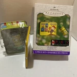 Hallmark Ornament 2000 Peanuts Lunch Box Piece Set New. Fixed Price $12.75.