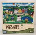 Americana Mega Puzzle 500 Pcs Landscape Houses Lake Jigsaw Steve Klein. Fixed Price $19.99.