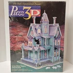New Vintage 1994 Puzzle 3D Victorian House 700 Piece Milton Bradley Gift. Fixed Price $34.99.