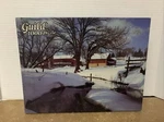 1980'S Whitman Guild 1000 Piece Jigsaw Puzzle Snow Covered Farm #4710-33 Sealed. Fixed Price $19.95.