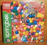 Springbok Gumballs & Gumdrops 1000 Pc Jigsaw Puzzle, JIG10589. Fixed Price $7.99.