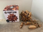 Monkey Pod Games Giant Star Wood Puzzle 24 Pieces Challenge Logic Brain Teaser. Fixed Price $18.00.