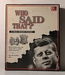 Jigsaw Puzzle: Who Said That? Buffalo Games, Inc. (1997) Vg. Fixed Price $14.00.