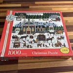 Vintage 1989 Christmas Yard 1000-PIECE Puzzle Collector's Edition, Wysocki, Used. Fixed Price $17.00.